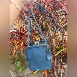 Vintage Coach Retro Swing Bag Blue
